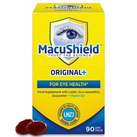 MacuShield ConfettiWow bottle front showing daily eye vitamin support for normal vision