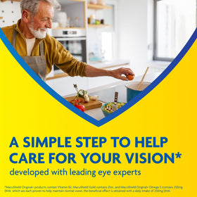 Packaging box of MacuShield ConfettiWow demonstrates trusted UK No.1 eye health brand