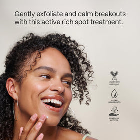 Application swipe reveals pore-unclogging potential of Mad Hippie Blemish Cream.