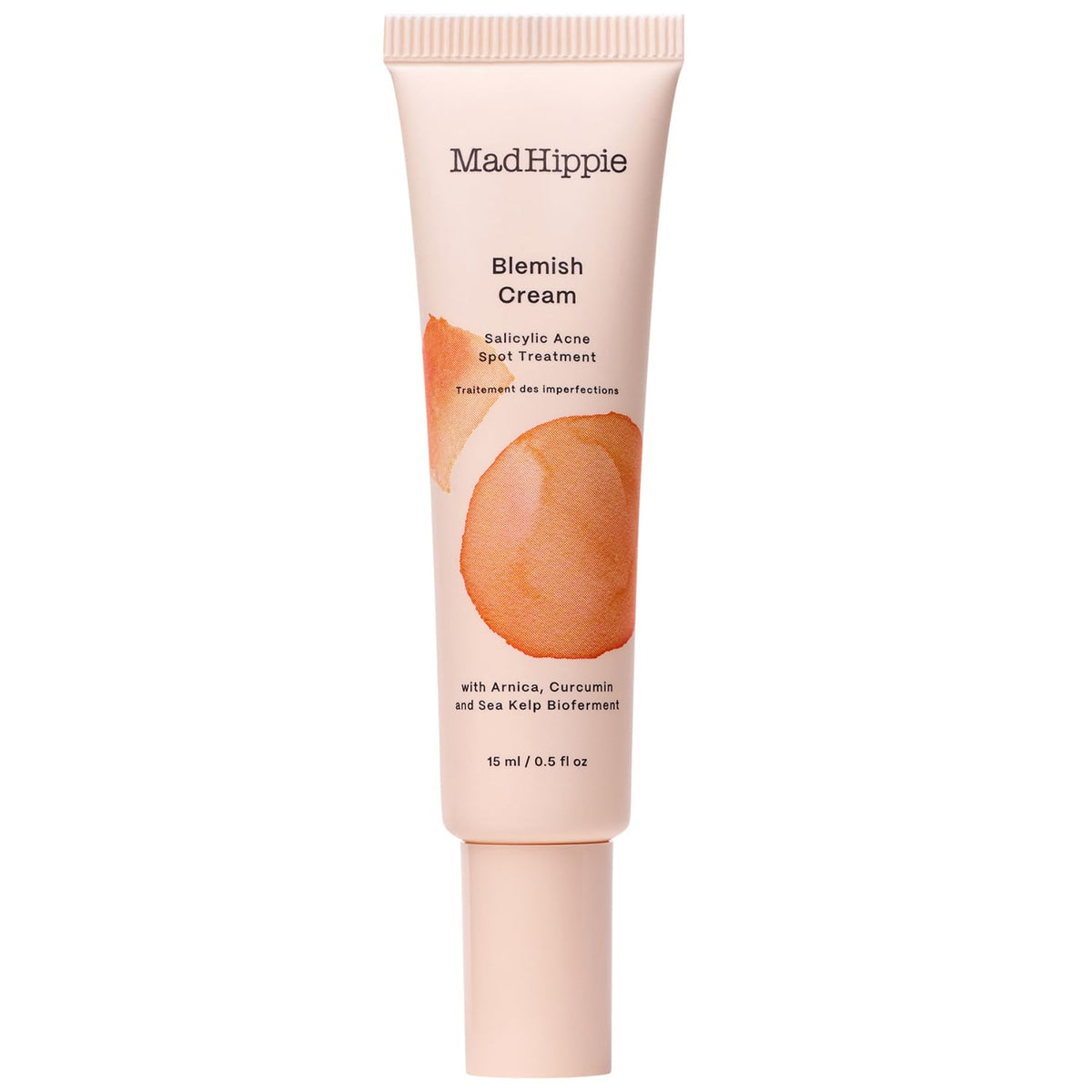 Mad Hippie blemish cream spot bottle demonstrates targeted acne care.