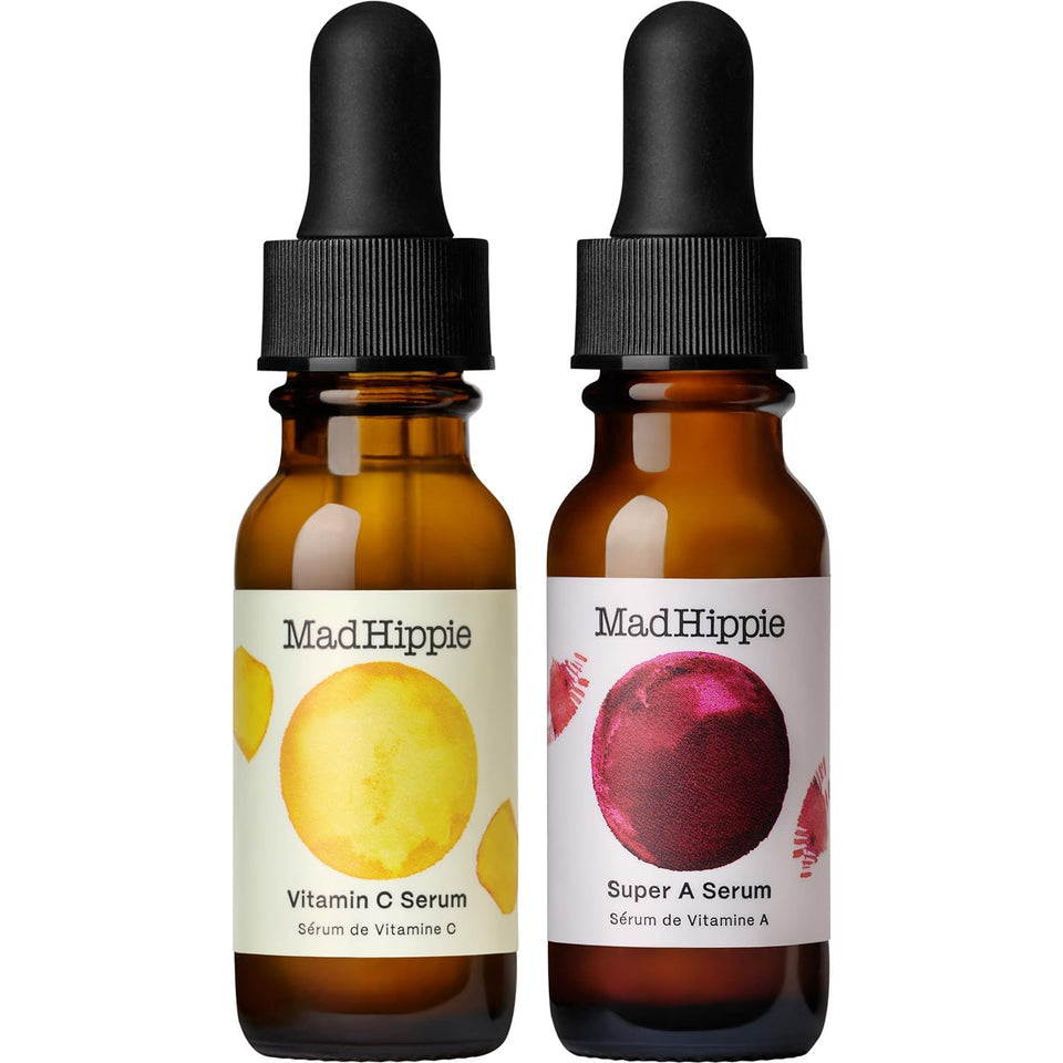 Mad Hippie Travel Set Vitamin C Serum bottle for brightening morning routine