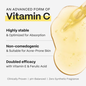 Mad Hippie Vitamin C Serum in glass bottle with dropper for antioxidant support
