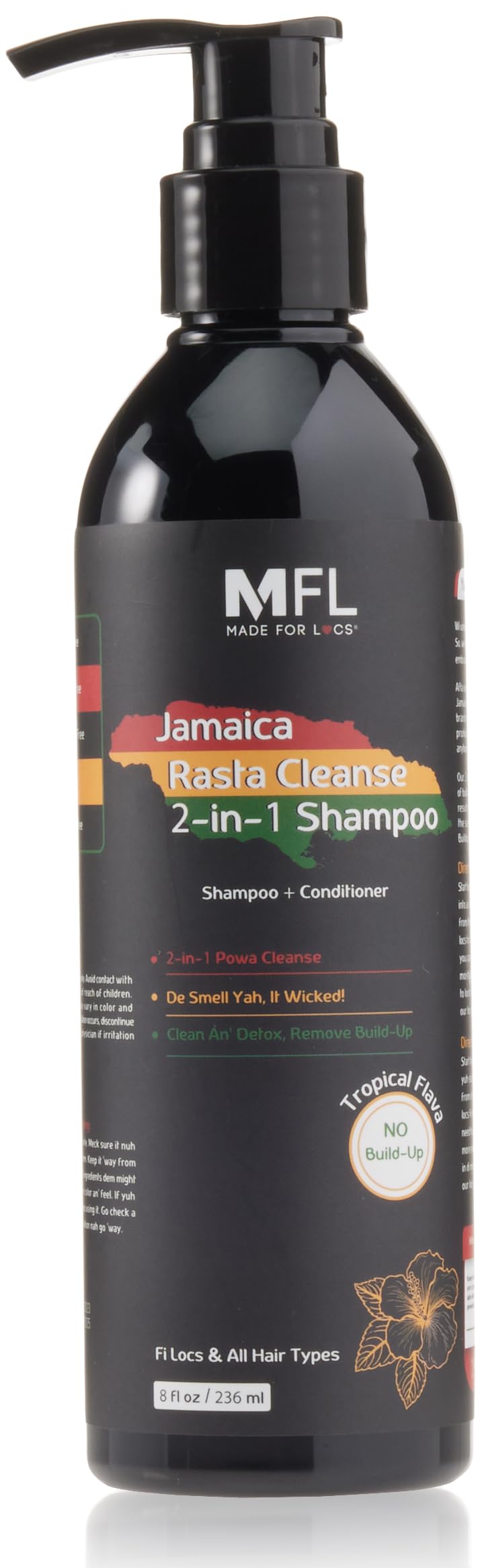 Made For Locs Jamaica Rasta Cleanse bottle with tropical cleansing formula