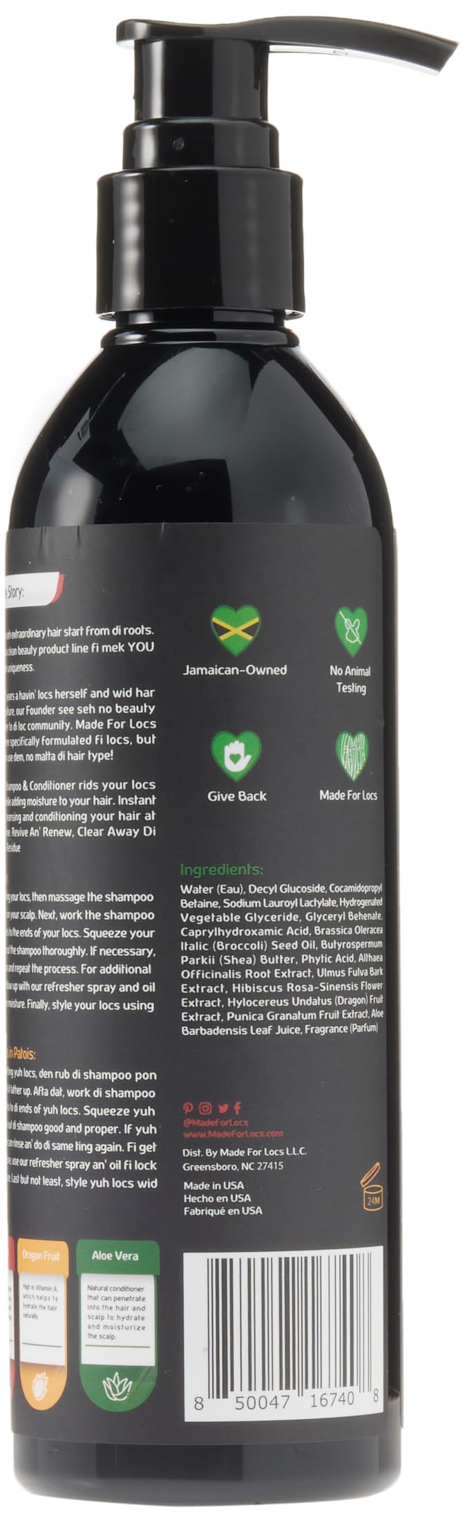 Lush foam from Made For Locs Jamaica Rasta Cleanse for scalp cleansing