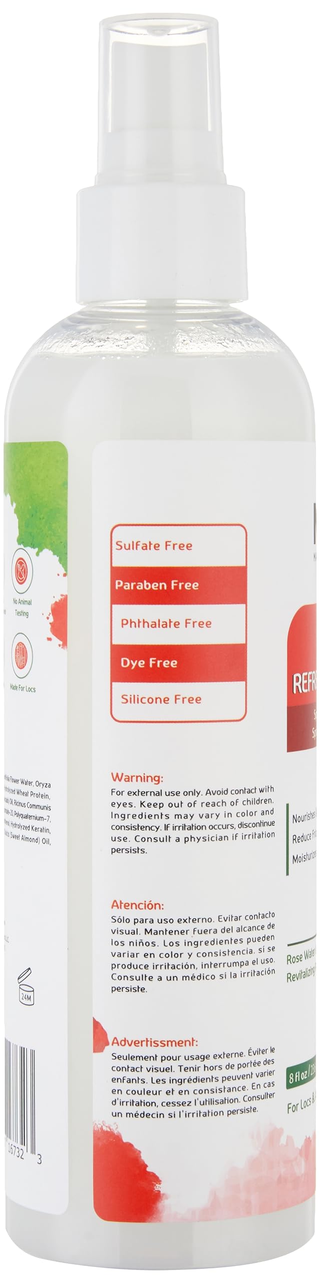 MFL Rose Water Refresher Spray packaging designed for easy on-the-go hydration.