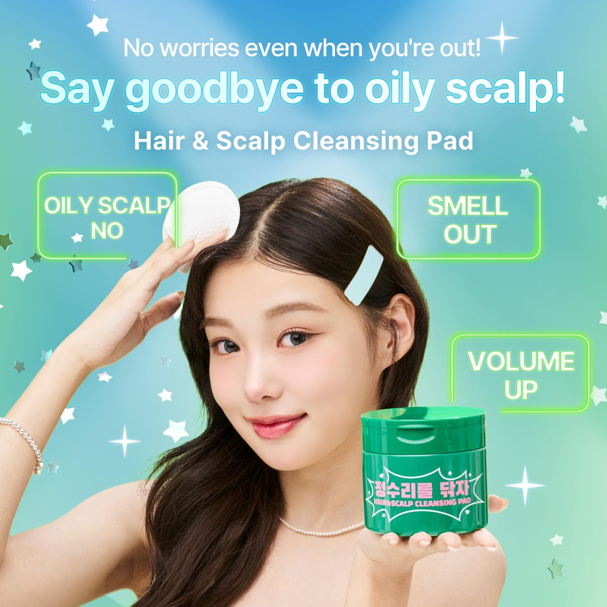 Madeca two-sided finger pad in use delivers precise cleansing of buildup.