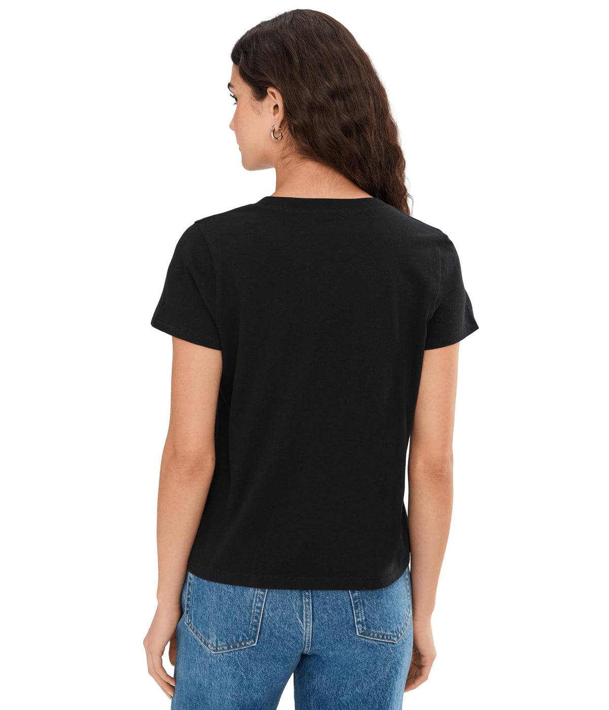 Madewell Northside Tee Pack fabric closeup, breathable cotton texture for all-day comfort.