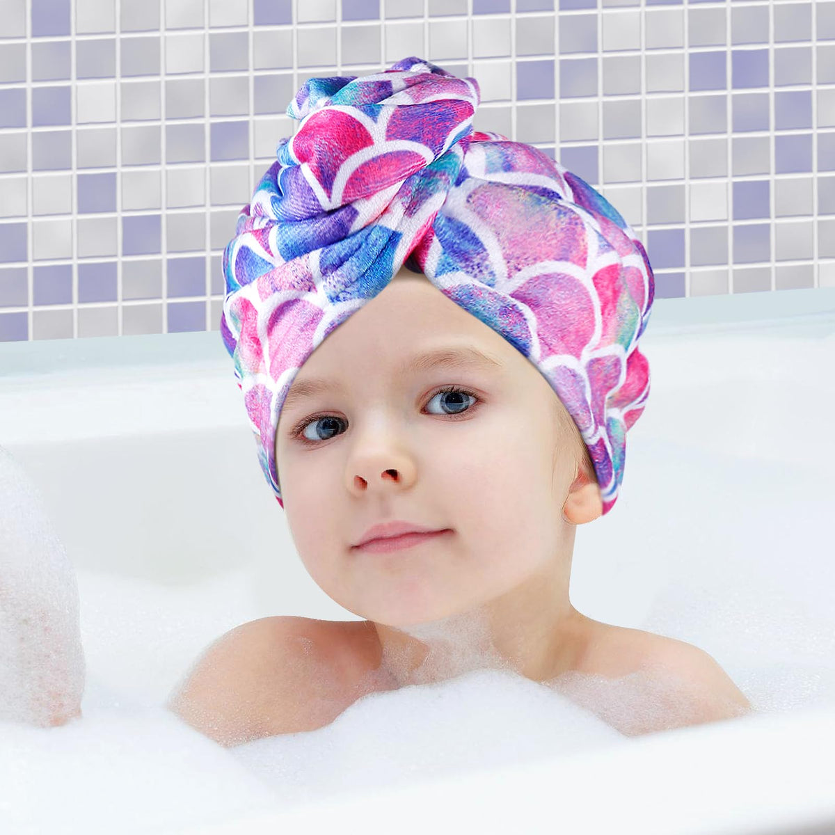 MADHOLLY gift-ready mermaid-pattern towel set for special occasions.