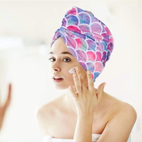 MADHOLLY machine-washable hair towel for simple family care.