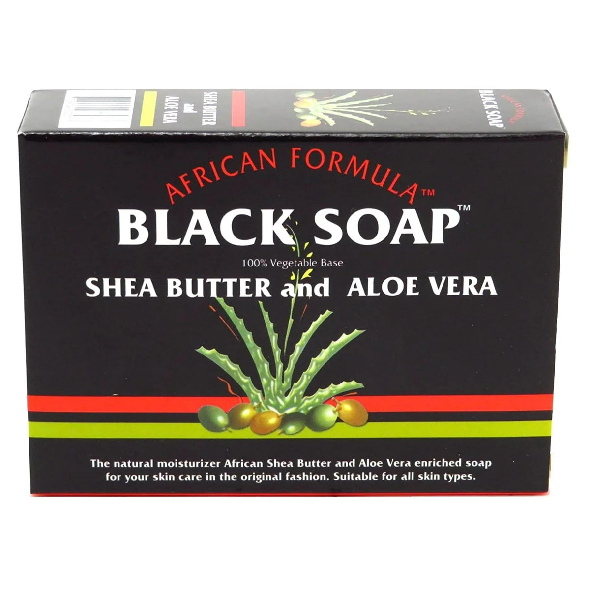 Madina African Black Soap lather demonstrates gentle cleansing for sensitive skin.