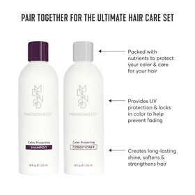 Madison Reed Color Protecting Conditioner label close-up highlighting key color-safe ingredients