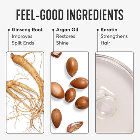 Madison Reed Color Therapy Pura ingredients highlight with argan oil.