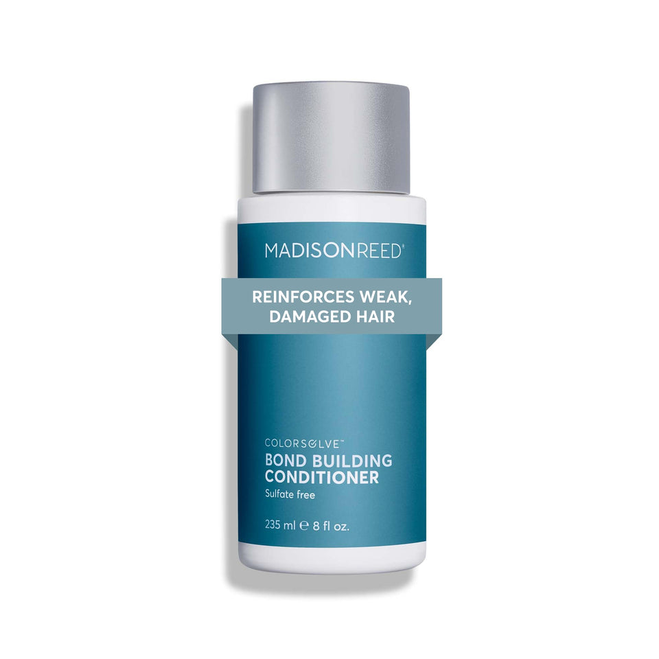 Madison Reed ColorSolve bond-building conditioner bottle 8 oz with strengthened hair hint