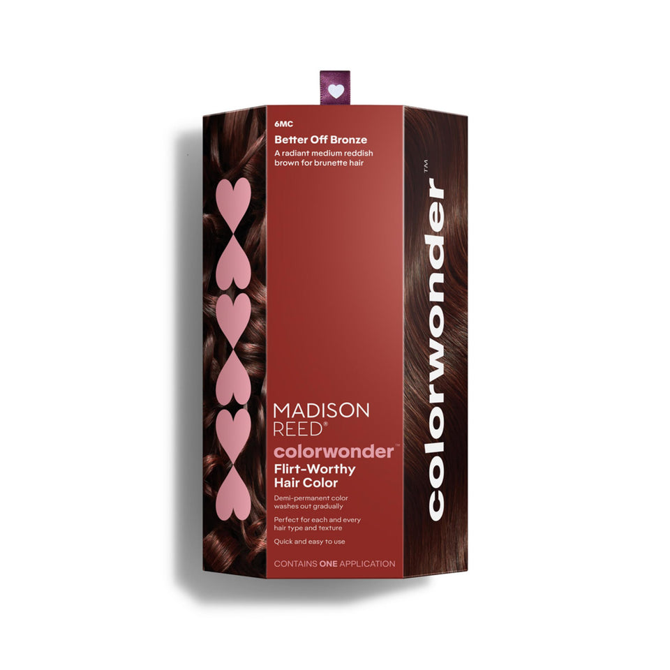 Madison Reed ColorWonder Better Off Bronze tube ready for quick at-home application.
