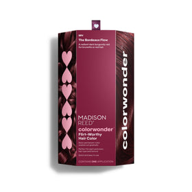 Madison Reed ColorWonder Bordeaux Flow tube delivers vibrant demi-permanent color for bold shade.