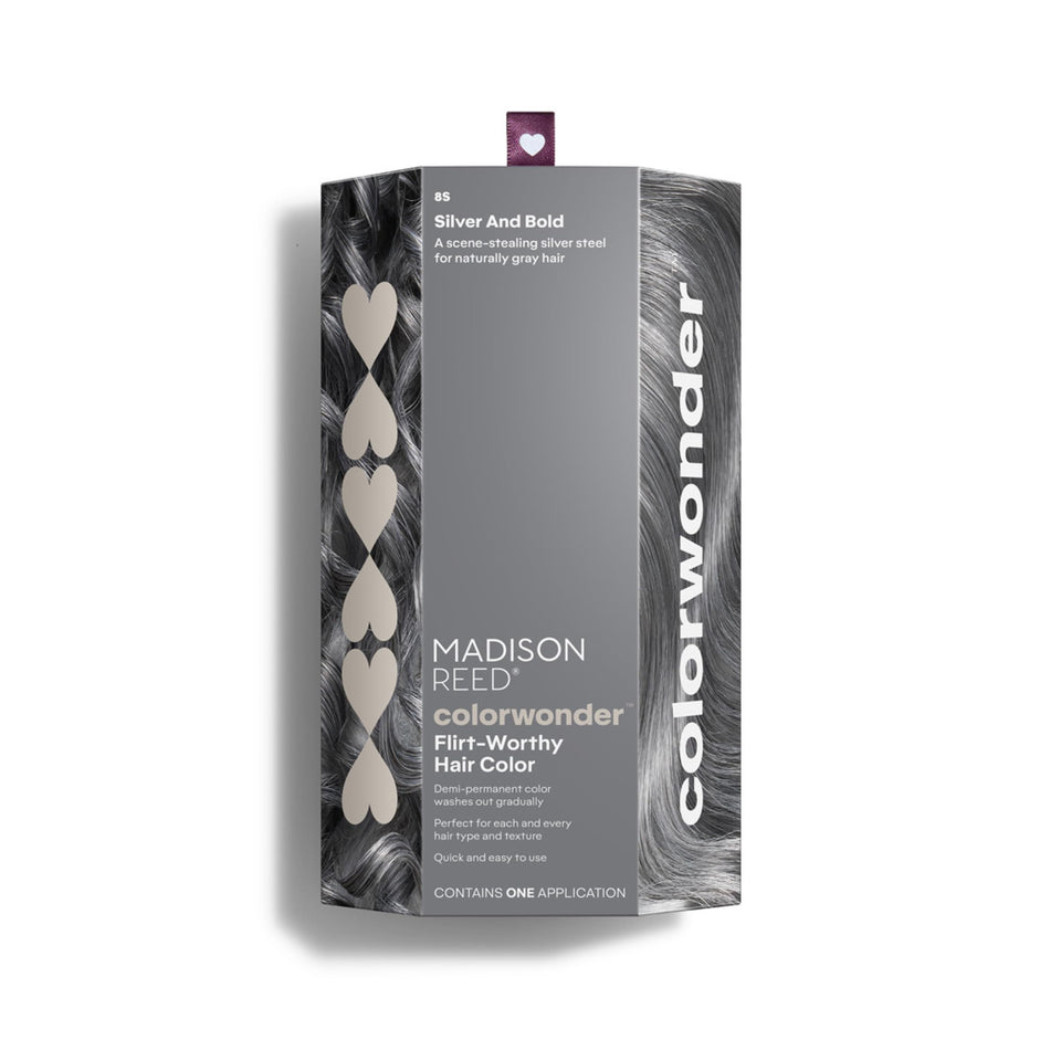 Madison Reed ColorWonder silver-steel tube for at-home salon-ready color.