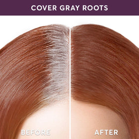 Two-brush design enables precise root touch ups and brow filling.