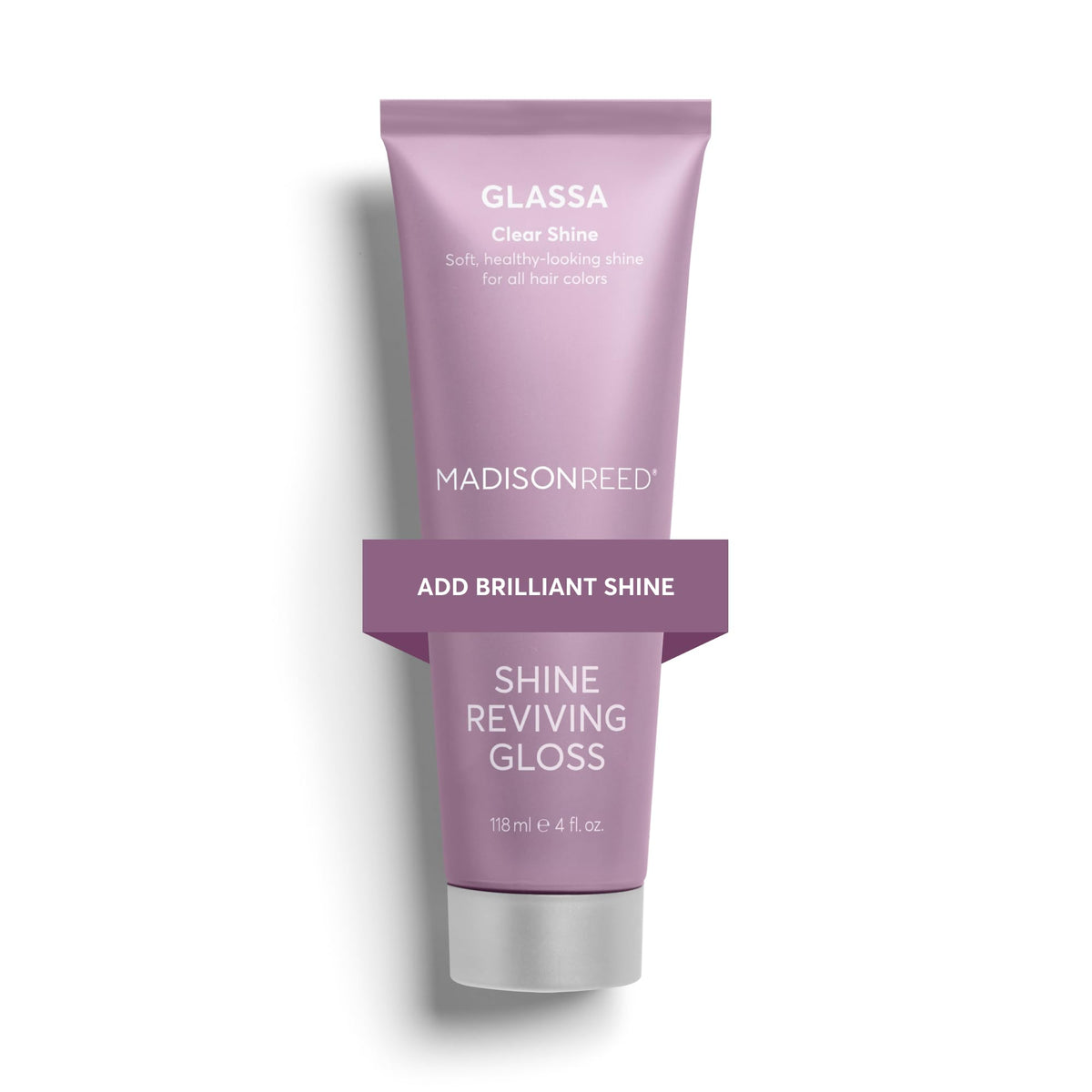 Madison Reed Glassa Clear bottle pour for controlled, mess-free application