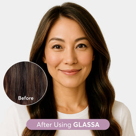 Midlengths and ends enhanced with Glassa Clear for brightness