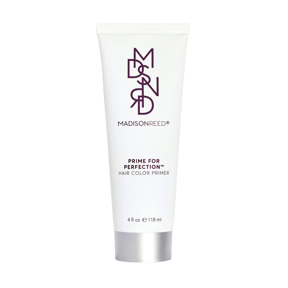 Madison Reed Prime for Perfection bottle close-up showing gentle color-ready primer