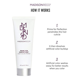 Madison Reed Prime for Perfection dry hair before color preparation