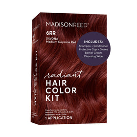 Madison Reed Radiant Color 6RR bottle for at-home application.