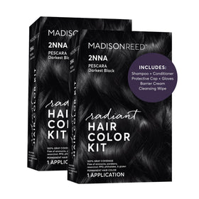 Madison Reed Radiant color cream for Pescara Black, enhancing subtle gray blending.