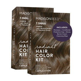 Madison Reed Radiant Color Kit packaging for Umbria Brown, ready for at-home color.