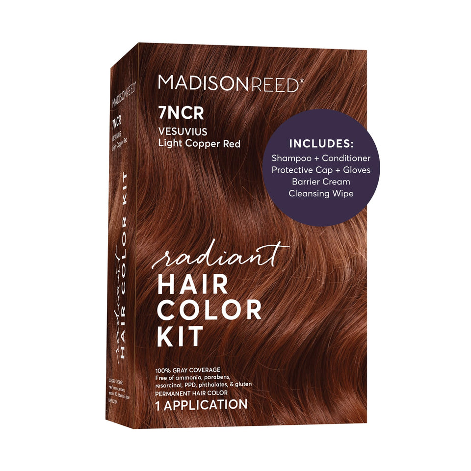 Madison Reed Radiant Color Kit 7NCR package for at-home color transformation.