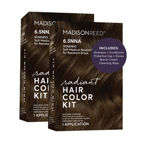 Madison Reed Radiant Color Kit box front, convenient at-home color solution.