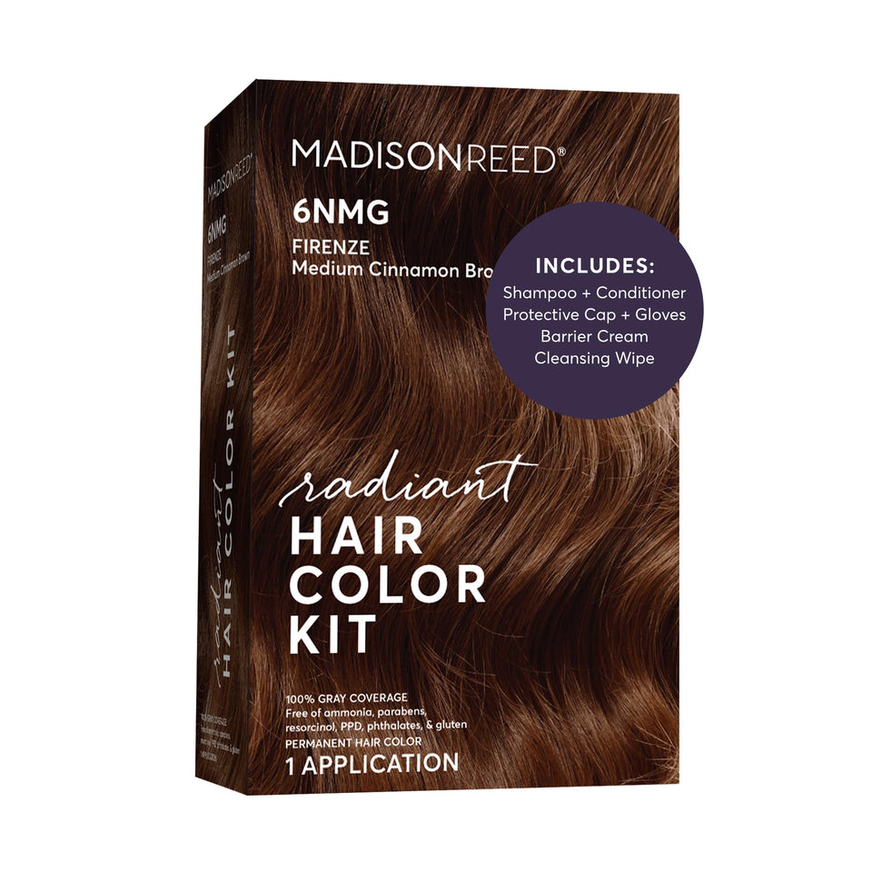 Madison Reed Radiant Color Kit color cream for precise, even application and natural gray blending