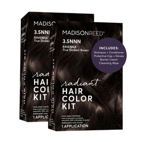 Madison Reed Radiant Color Kit outer box showing all-in-one home color solution