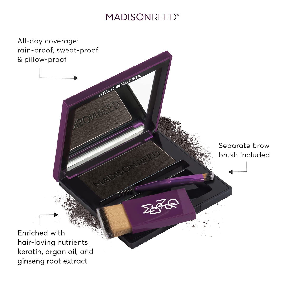 Legno dual-brush setup enables precise root concealment and brow filling