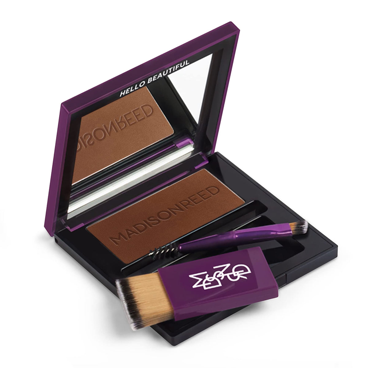 Madison Reed root touch up powder compact with dual brushes for precise coverage.