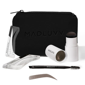 MADLUVV Brow Stamp Kit cover for quick on the go brow shaping.
