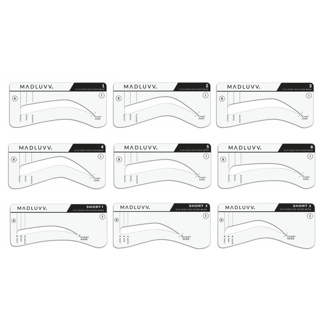 MADLUVV Brow Stamp Kit spoolie for brushing and blending brows.