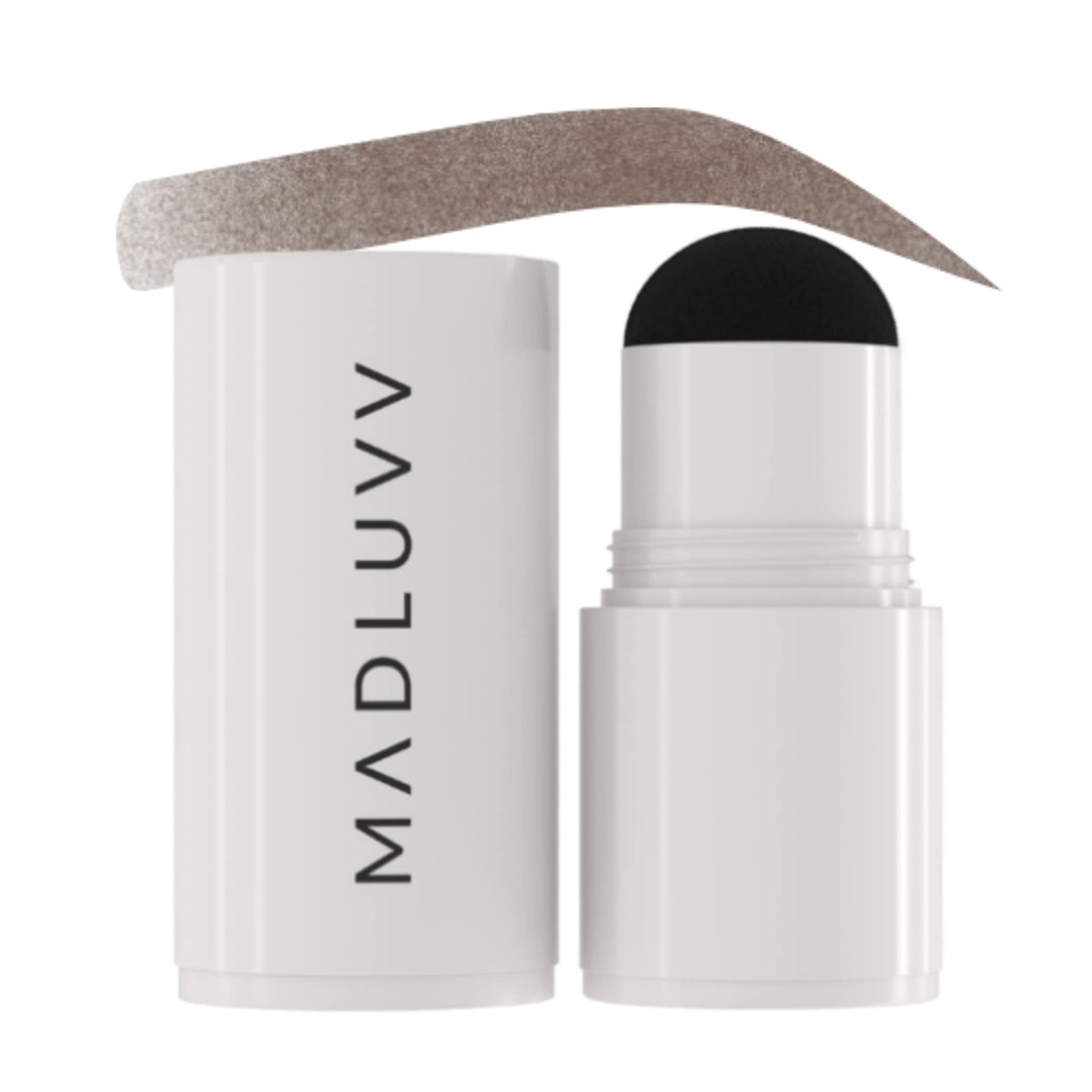 MADLUVV Brow Stamp Refill with pigment inside cap for quick, precise color application.