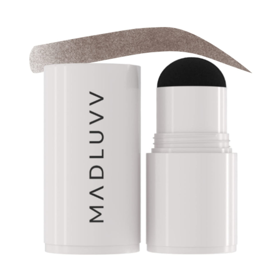 MADLUVV Brow Stamp Refill with pigment inside cap for quick, precise color application.