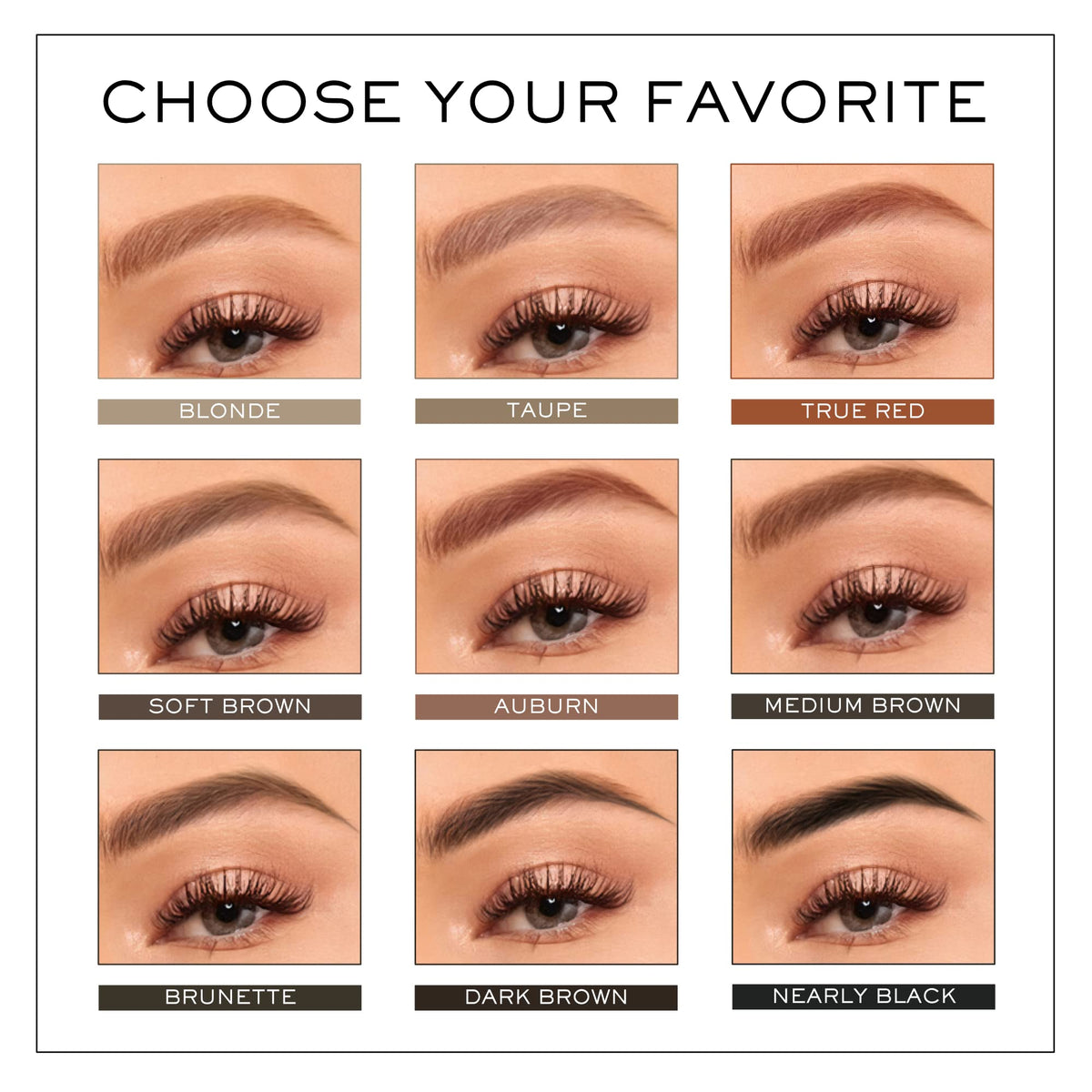 MADLUVV Brow Stamp Refill water-resistant formula in action