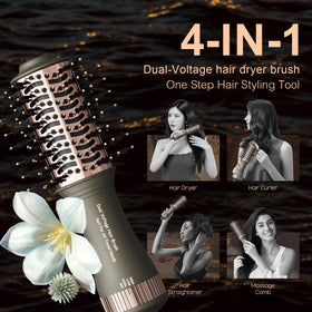 Madremía dual voltage plug system supports 110-240V for worldwide use.