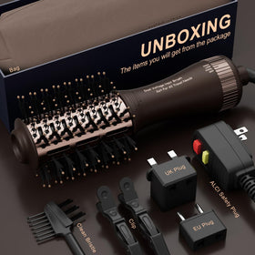 Madremía 360-degree swivel cord prevents tangling during styling