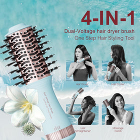 Madremía travel hair dryer supports 110-240V for worldwide use.