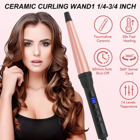 MADURIAO curling wand dual voltage supports international travel.