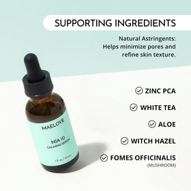 Serum applied in morning routine for hydration and refined pores.
