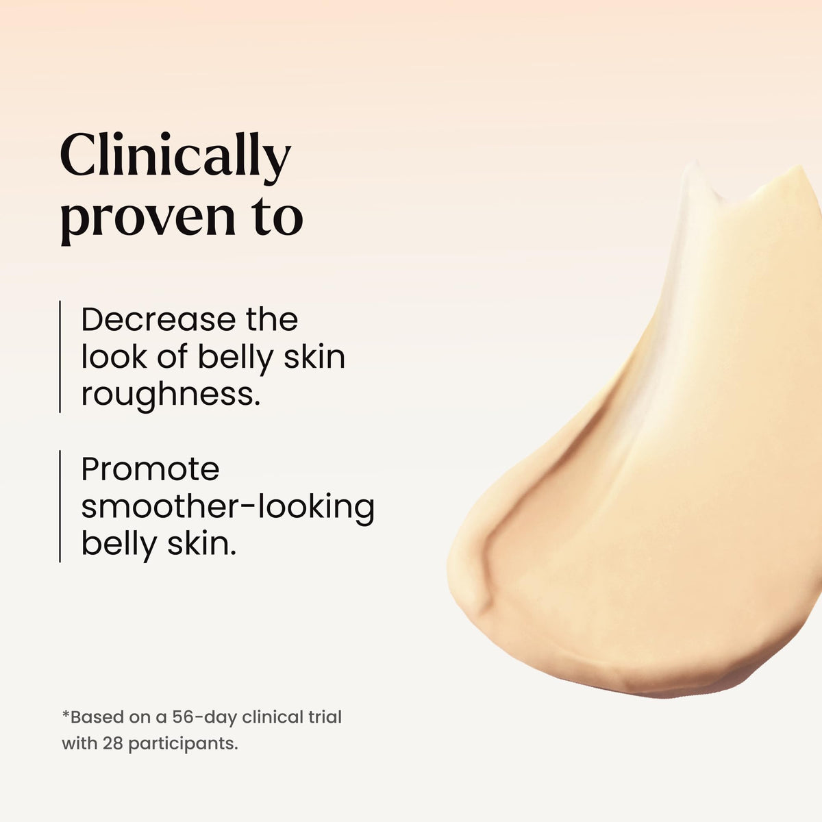 MAELYS B-FLAT cream avocado extract highlight for nourishing belly skin.