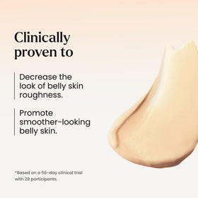 MAELYS B-FLAT cream avocado extract highlight for nourishing belly skin.