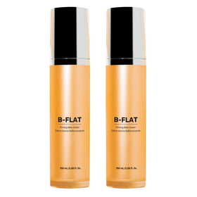 MAELYS B-FLAT belly cream jar shows rich texture for smoother, hydrated skin.