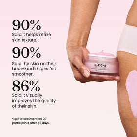 Finished look shows smoother, firmer-looking skin with MAËLYS B-TIGHT.