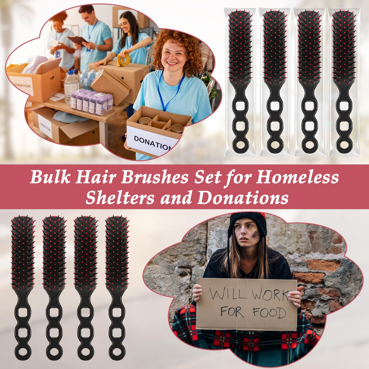 MAGDIY set is ideal for homeless care packages and charity hygiene kits.