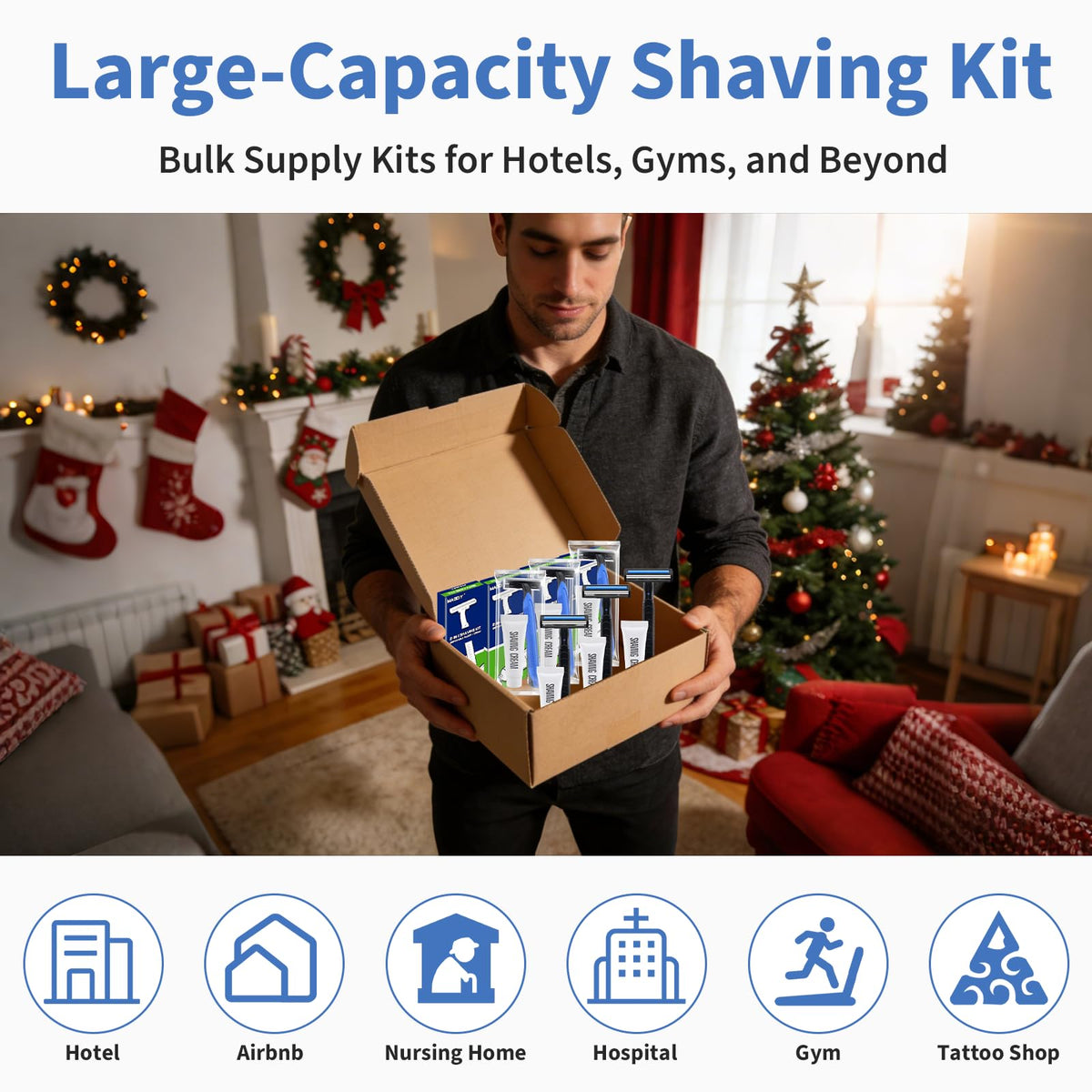 MAGDIY stainless steel blades with ergonomic handle for secure grip